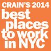 list of best places to work in nyc 2014