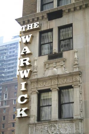 The Warwick facade