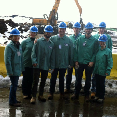 RAND's Structural Team at the Gerdau steel mill in Sayreville, NJ. 