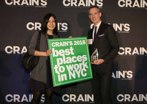 RAND receives Best Places to Work in New York City Award 2016