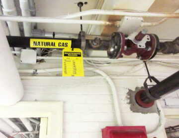 Gas piping must be inspected every four years in New York City.