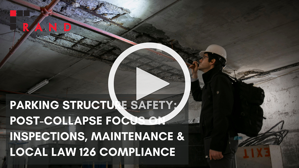 Parking Structure Safety: Post-Collapse Focus on Inspections, Maintenance & Local Law 126 Compliance
