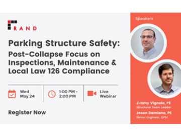 Parking Structure Safety Webinar 2023