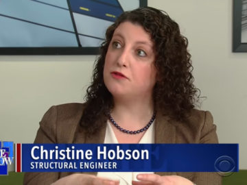 RAND's Senior Structural Engineer Christine Hobson on the Late Show
