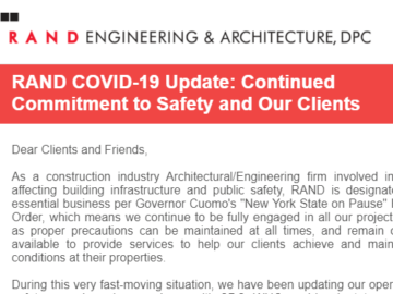 RAND COVID-19 Update: Ongoing Projects and Safety