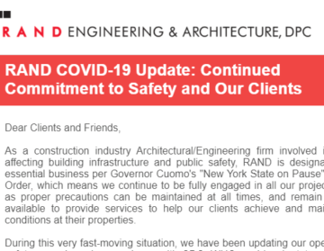 RAND COVID-19 Update: Ongoing Projects and Safety