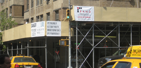 Building owners who remove sidewalk sheds before the DOB accepts the Local Law 11/98 facade inspection report face violations and fines.