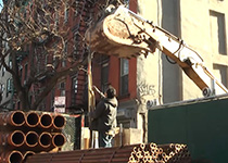 adjacent construction