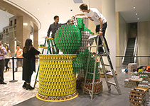 Pipe Down Hunger CANstruction 2015