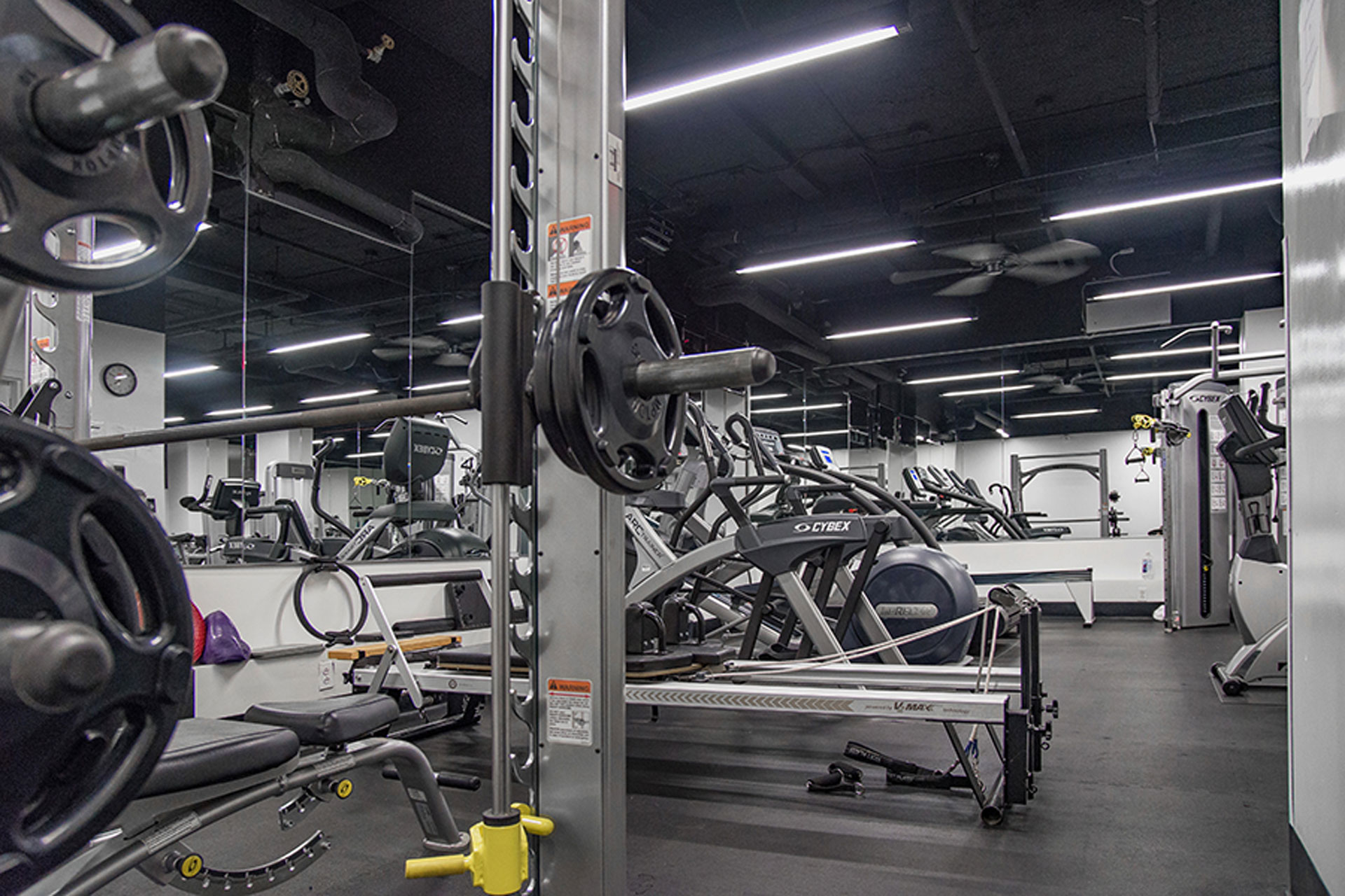 <p>1150 Fifth Avenue’s new fitness room.</p>
