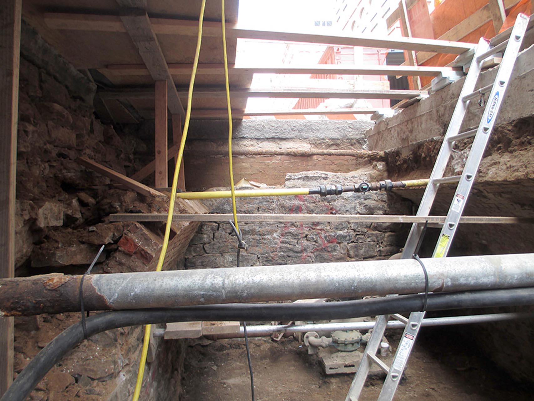 <p>After years of water infiltration, the clay bricks of the sidewalk vault could not suitably withstand the weight of modern vehicles.</p>
