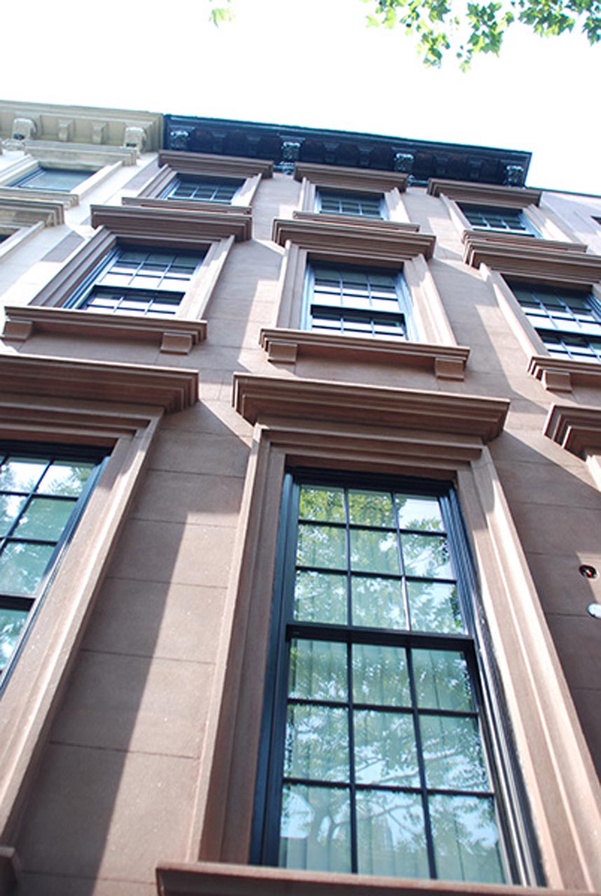 <p>All of the windows were replaced, including the frames and fittings.</p>
