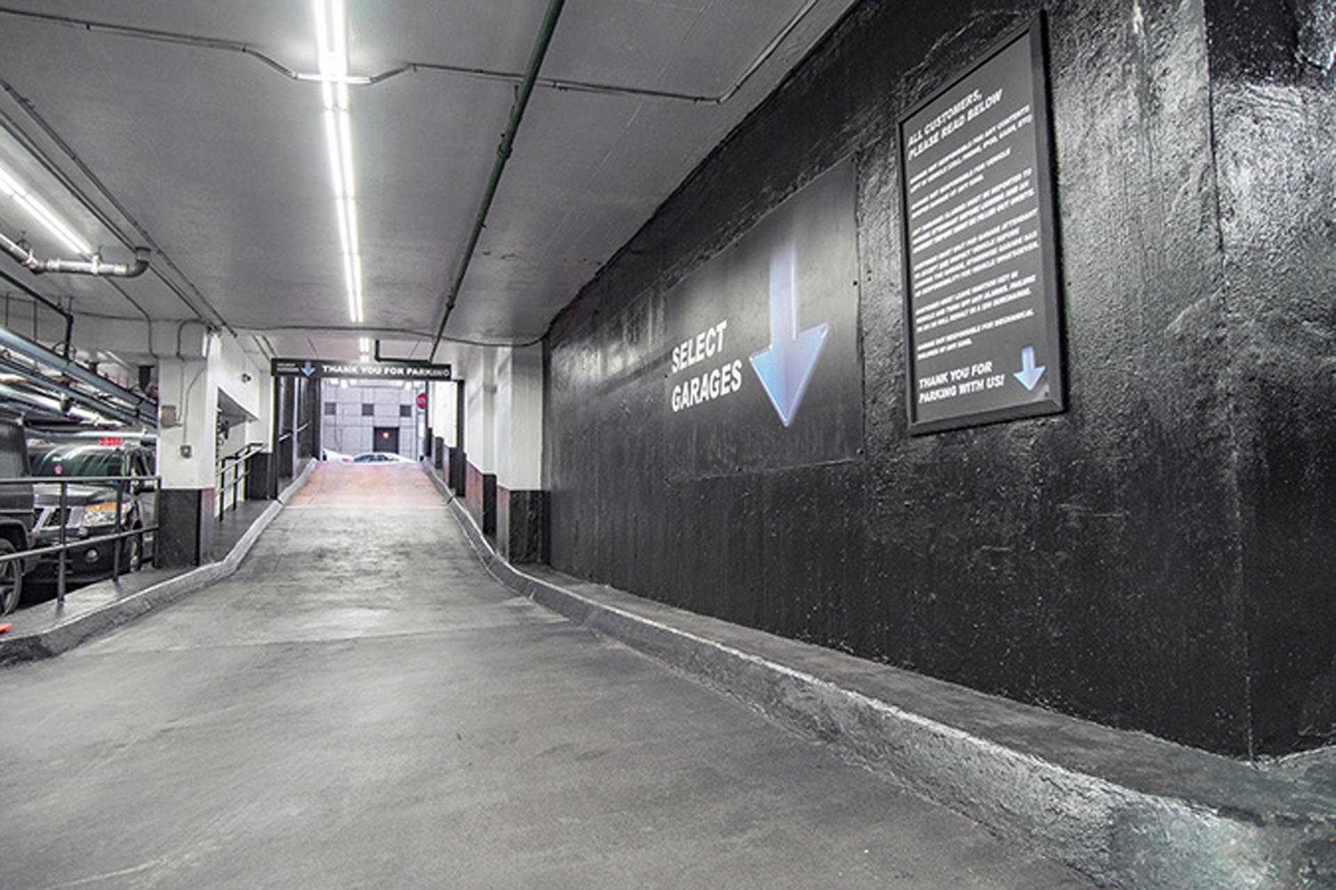 <p>Water penetration into the cellar and sub-cellar parking garage led to deteriorated concrete throughout the garage, specifically at the concrete slab between the cellar and sub-cellar level. </p>