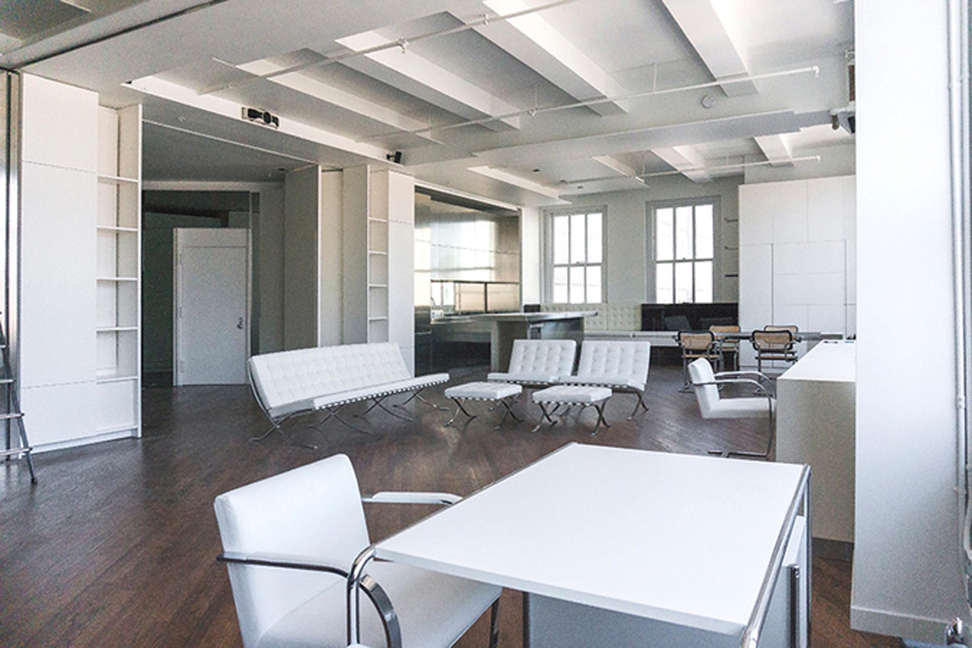 <p>View of the living room, kitchenette, dining area, and entrance to second bedroom.</p>
