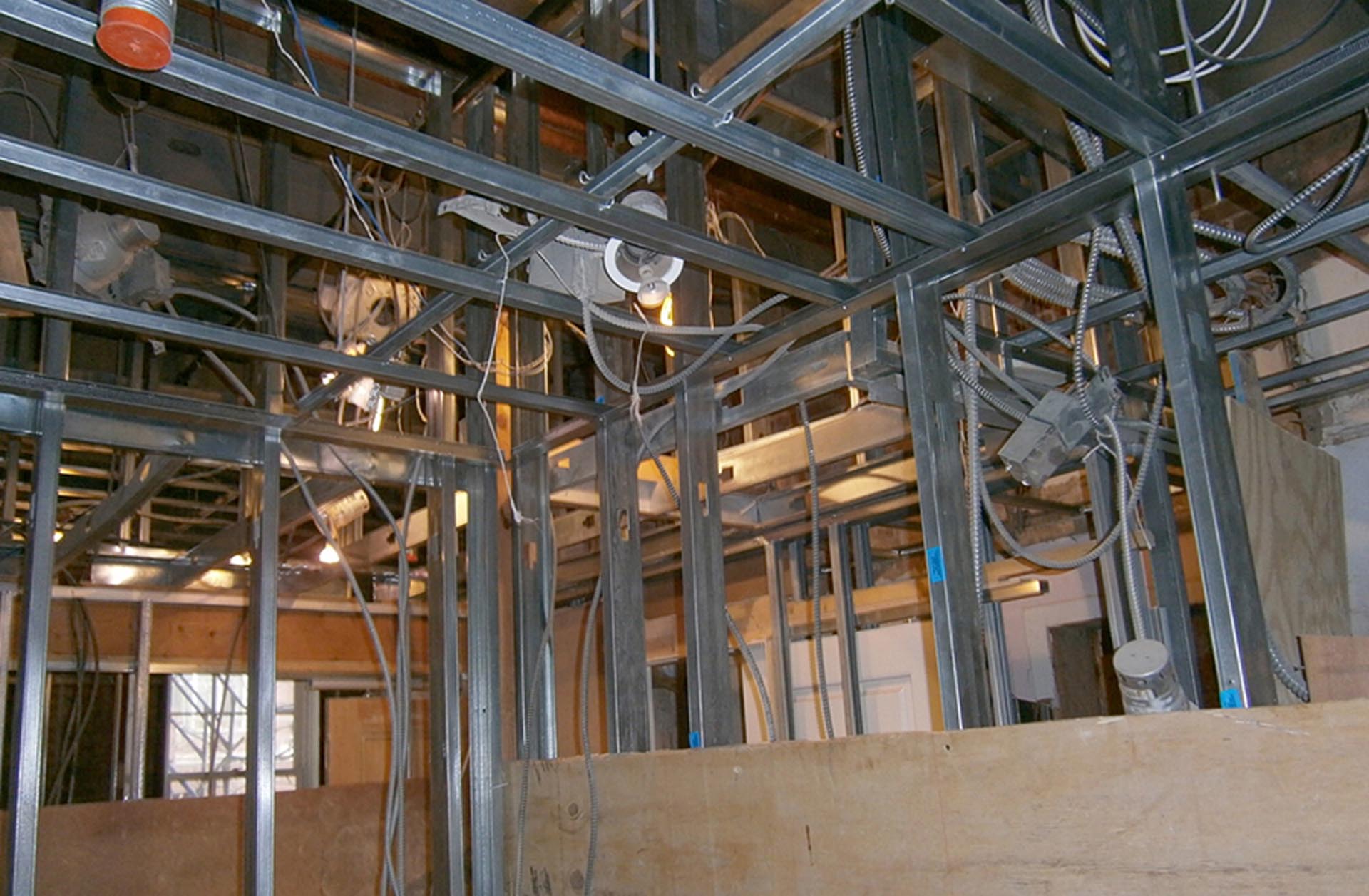 <p>The interior layout of each floor is being redesigned and rebuilt.</p>
