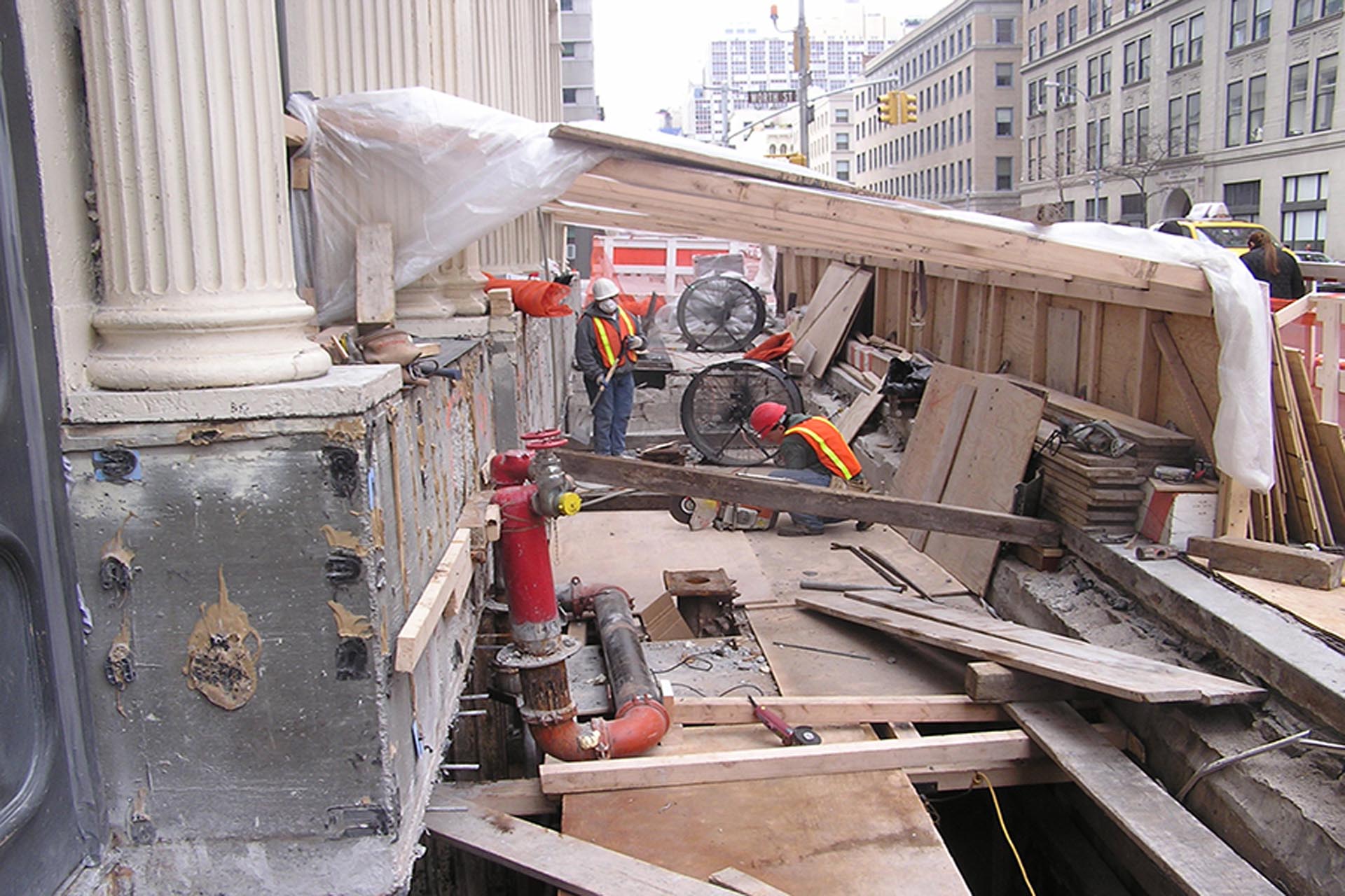 <p>Vault replacement program underway. </p>

