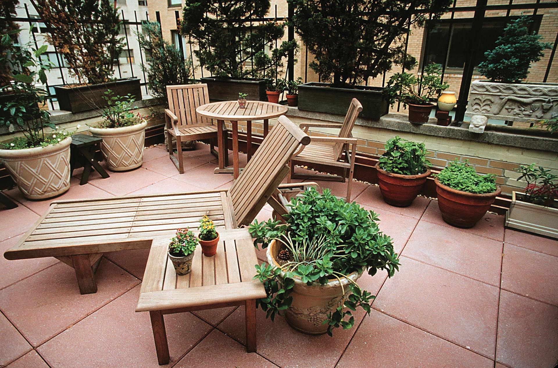 <p>A new concrete paving system was installed at three apartment terraces for recreational use of the roof.</p>
