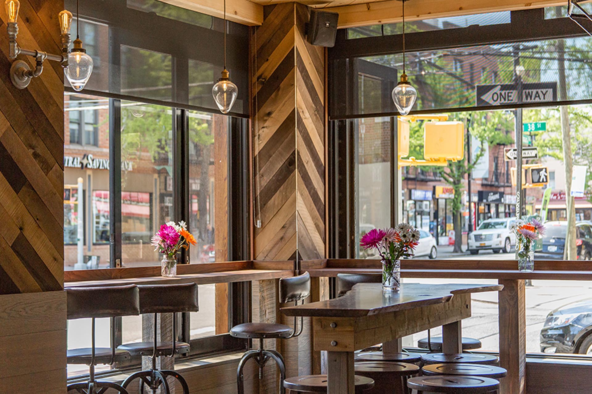 <p>RAND designed and administered the build-out of the 1,900-square-foot first floor restaurant and bar space and cellar.</p>