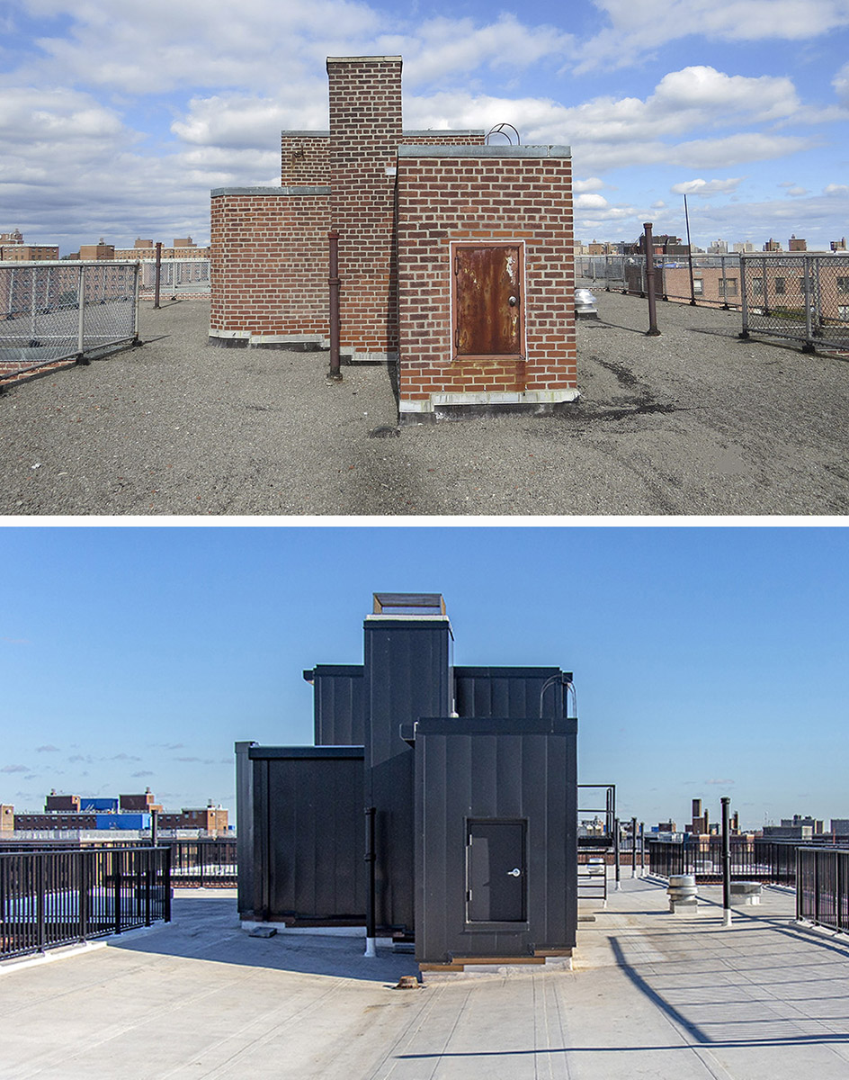 Nordeck Apartments Capital Improvement and Storm Resiliency Program Before and After Roof Photos 