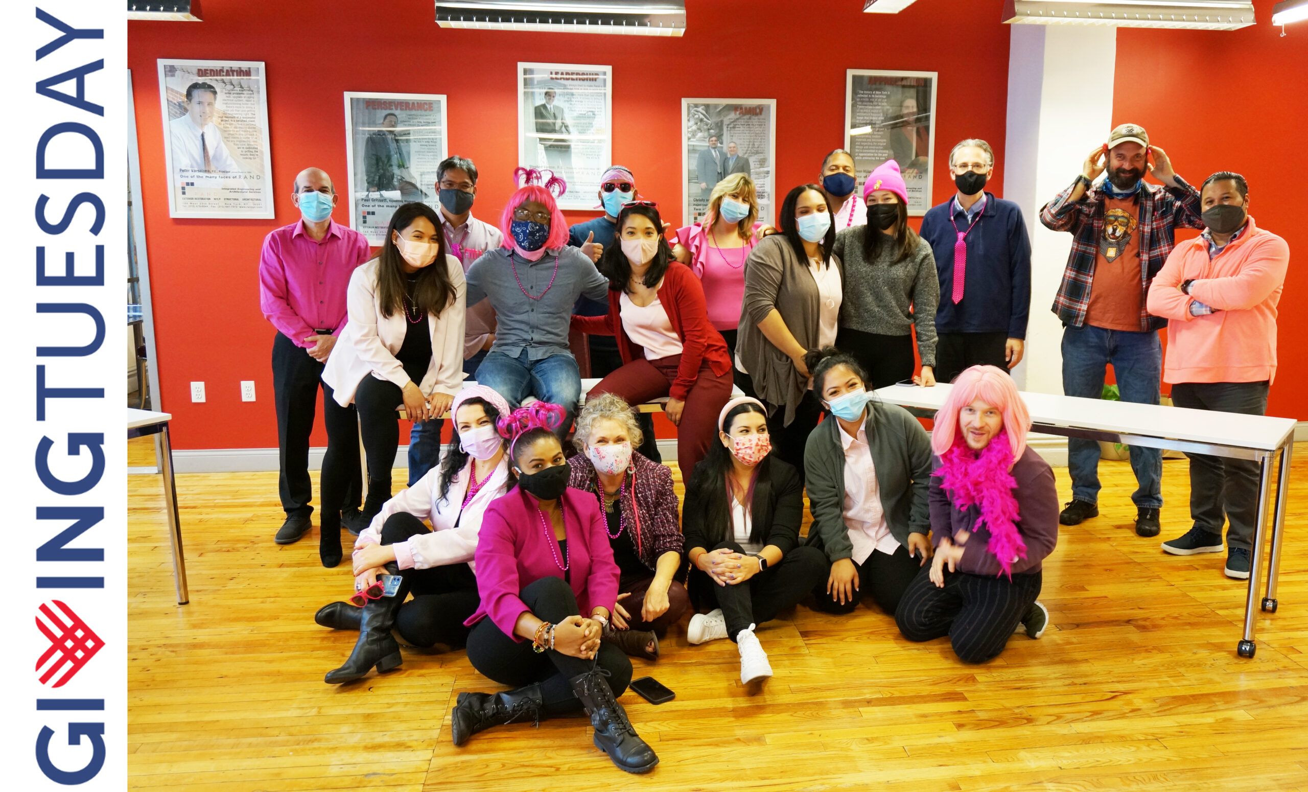 RAND Employees wear pink for Breast Cancer Awareness month