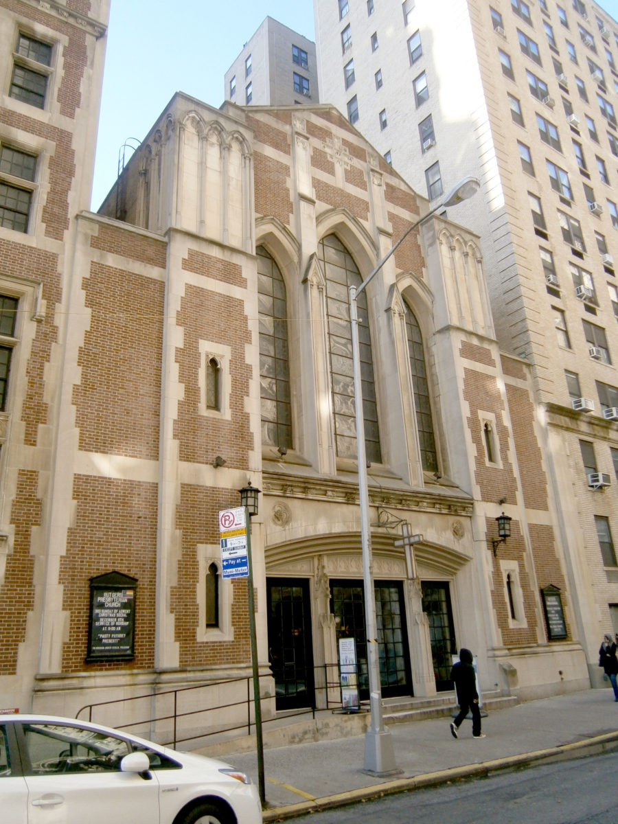 Rutgers Presbyterian Church on West 73rd Street.