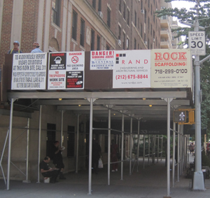 Sidewalk Sheds: A Necessary Annoyance