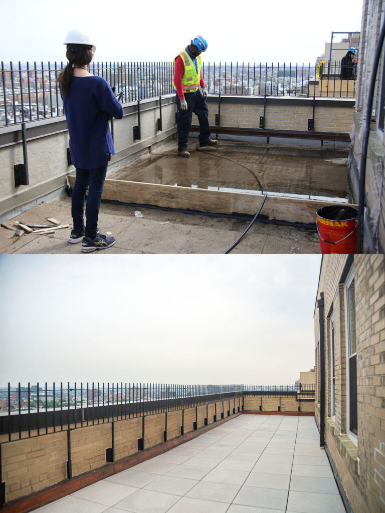 Water Test Roof Level